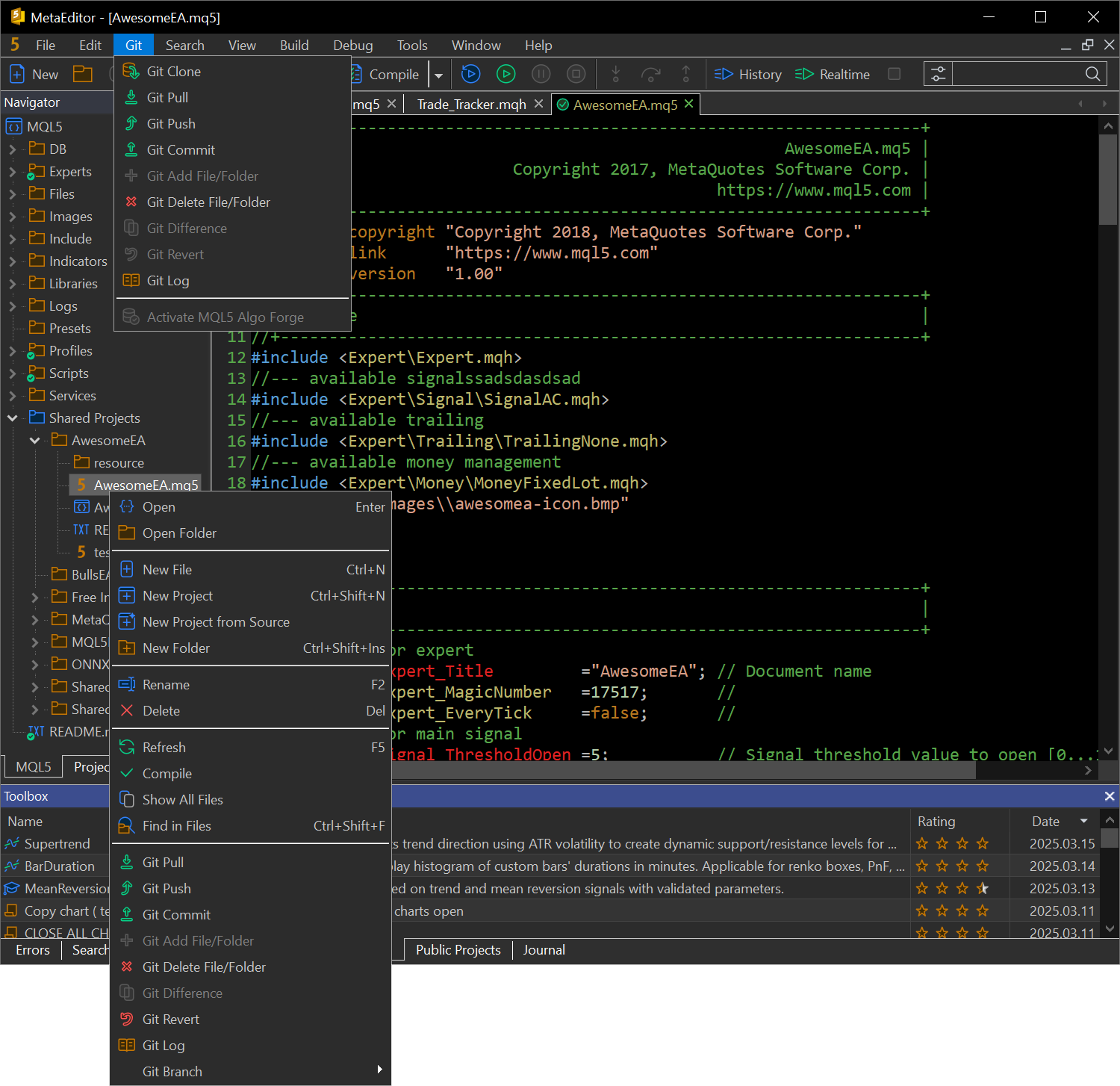 algo trading strategies
